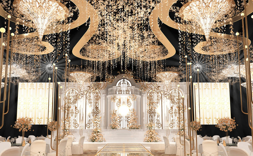 元阳花木兰喜事汇金色大厅效果展示